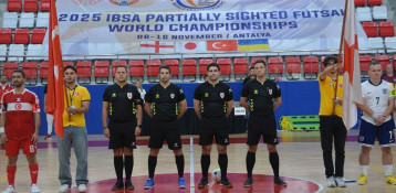 Kısmi Görme Engelliler Futsal Dünya Şampiyonası Antalya'da Sürüyor