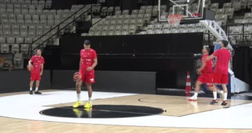 A milli erkek basketbol takımı, Bosna Hersek maçı hazırlıklarını sürdürüyor