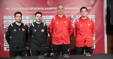 A Milli Erkek Hentbol Takımı Romanya ile Mücadeleye Hazır