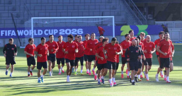 A milli futbol takımı san francisco'daki ilk antrenmanını yaptı