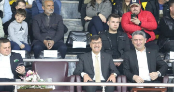 Başkan Kahveci, Kütahya Belediyespor’a Deplasmanda Destek Verdi