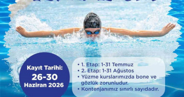 Bodrum Belediyesi'nden çocuklara ücretsiz yüzme kursu