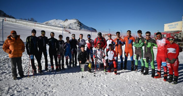 Erciyes'te Dağ Kayağı Milli Takım Seçmeleri Düzenlendi