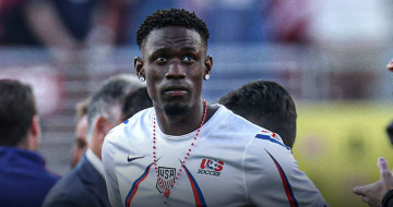 Kırmızı kart gören ABD'li futbolcu Balogun Belçika karşısında forma giyecek
