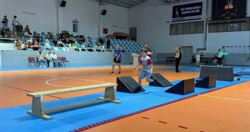 Okul sporları parkur cimnastik müsabakaları nazilli’de yapıldı