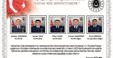 MSB, Azerbaycan-Gürcistan Sınırında Düşen Uçaktaki Şehit Askerlerin Kimliklerini Açıkladı