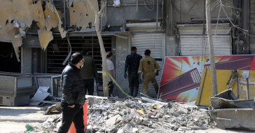 İnkilap Meydanı'nda ABD-İsrail Saldırılarının Zararları