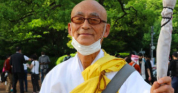 Japonya'daki Budist Rahipten Filistin'e Destek Geldi