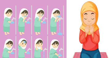 Namaz abdesti nasıl alınır? Kadınlar için resimli madde madde namaz abdesti alınışı