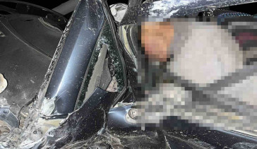 Günyüzü Kaymakamı Trafik Kazası Geçirdi