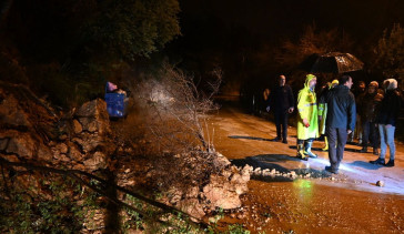Osmaniye'de Sağanak Yağış Ulaşımı Olumsuz Etkiledi