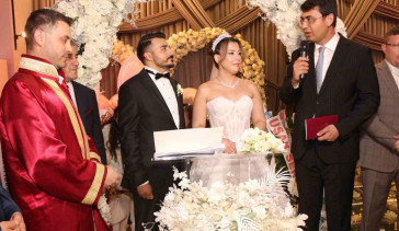 Uşak’ta 15 Şahitli Görkemli Nikah Töreni