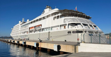 Bodrum'a Gelen 'Silver Whisper' Kruvaziyeri 340 Turist Taşıdı