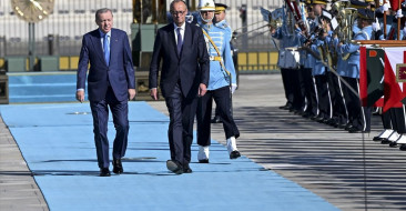 Cumhurbaşkanı Erdoğan, Almanya Başbakanı Merz'i Ağırladı