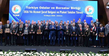İdris Alan'a Hizmet Şeref Belgesi Takdim Edildi