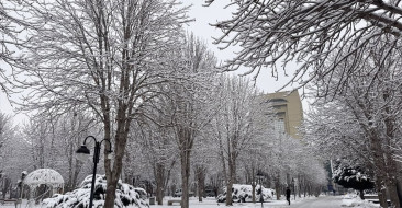 Kayseri'de Soğuk Hava Etkisini Sürdürüyor