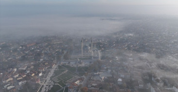 Selimiye Camii, Sis Bulutlarıyla Kaplanıyor