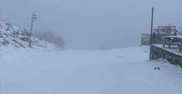 Uludağ'da Kar Yağışı Başladı