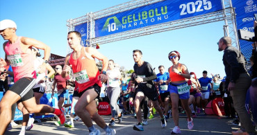 10. Uluslararası Gelibolu Maratonu'nda Zafer Öztan Velipaşalar'ın