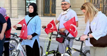 15 temmuz demokrasi ve millî birlik günü etkinlikleri kapsamında anlamlı bisiklet turu