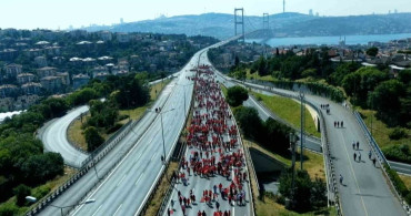 15 Temmuz Demokrasi ve milli birlik günü yürüyüşü başladı