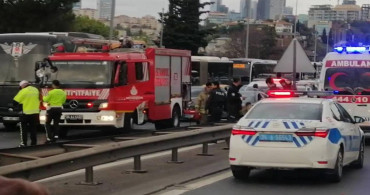 15 Temmuz Şehitler Koprüsü’nde zincirleme kaza: Çok sayıda yaralı var