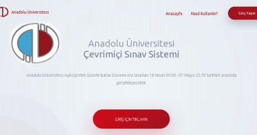 2021 AÖF Bahar Dönemi Sınavları Online mı Olacak?