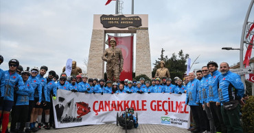2026 Çanakkale Şehitleri Saygı Bisiklet Turu Başladı
