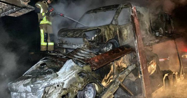 7 Sıfır Araç Yanarak Kül Oldu, Toplam Zarar 3 Milyon Liranın Üstünde!