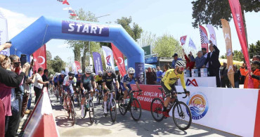 8. Tour of Mersin Uluslararası Bisiklet Turu Anamur Etabına Başladı