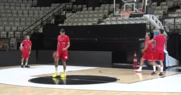 A milli erkek basketbol takımı, Bosna Hersek maçı hazırlıklarını sürdürüyor