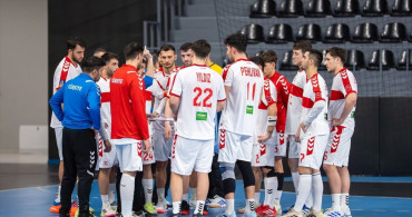 A Milli Erkek Hentbol Takımı'nın Bulgaristan Maçına Hazırlığı