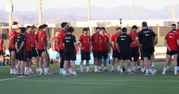 A Milli futbol takımı, ABD maçı hazırlıklarına devam etti