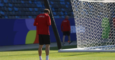 A milli futbol takımı, ABD maçı hazırlıklarını tamamladı