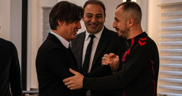 A Milli Takım Teknik Direktörü Montella, Samsunspor'u Ziyaret Etti