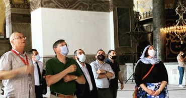 ABD Büyükelçisi Satterfield, Ayasofya Camii'ni Görmeye Geldi!