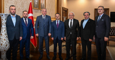 Abhaz Federasyonu yeni yönetimi Kocaeli Valisi Aktaş’ı ziyaret etti