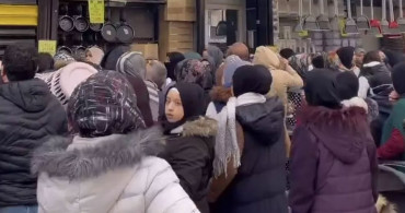 Açılışa özel indirim izdihama neden oldu