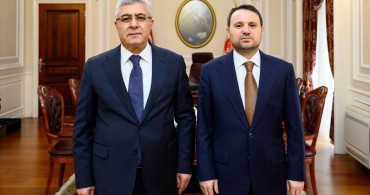 Adalet Bakanı Akın Gürlek, Yargıtay Başsavcısı Muhsin Şentürk ile Görüştü