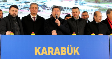 Adalet Bakanı Tunç, Karabük Adalet Sarayı'nın Temelini Attı