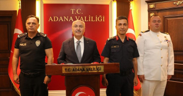 Adana Valisi'nden Güvenlik ve İmaj Açıklamaları