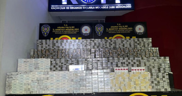 Adana'da 14 Bin Paket Kaçak Sigara Yakalandı