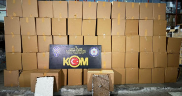 Adana'da 4 Milyon 675 Bin Kaçak Makaron Ele Geçirildi