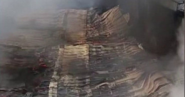 Adana'da narenciye paketleme tesisinde yangın