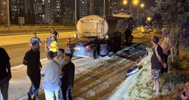 Adana’da otomobil tıra çarptı: 1 ölü, 2 yaralı