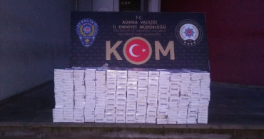 Adana'da Sobanın İçinde 25 Bin TL Değerinde Sigara Bulundu