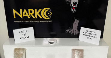 Adana'da Uyuşturucu Operasyonu: 4 Kilo 722 Gram Ele Geçirildi