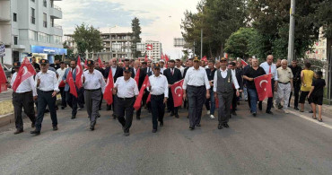 Adıyaman'da 15 Temmuz Demokrasi ve Milli Birlik Günü etkinliği düzenlendi