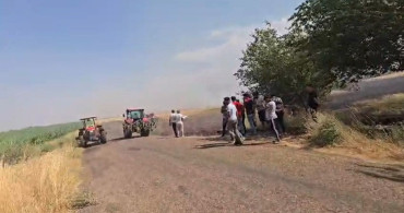 Adıyaman'da anız yangını korkuttu