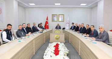 Adıyaman'da Haftalık Koordinasyon Toplantısı Yapıldı